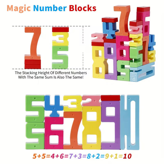 Addition Blocks - Large Set - Plastic