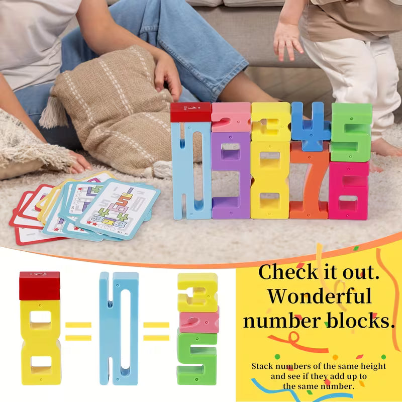 Addition Blocks - Large Set - Plastic