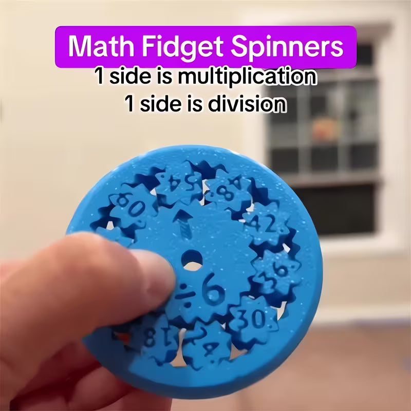 Single Maths Fidget Spinners (Multiplication/Division)
