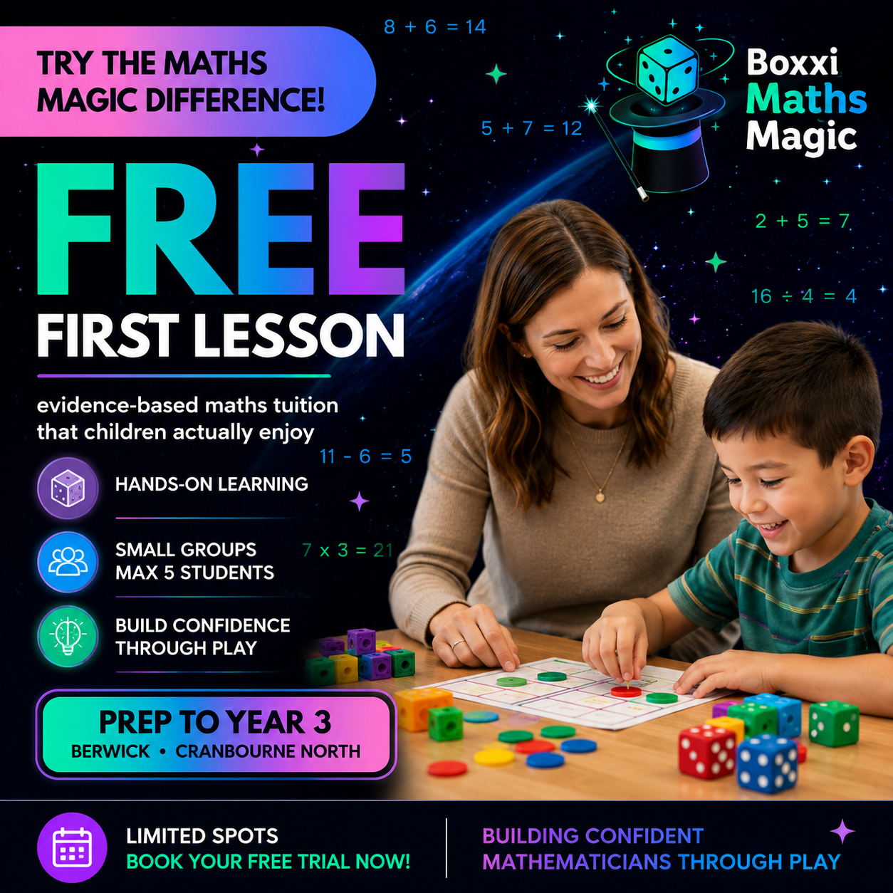 MATHS MAGIC FREE TRIAL SESSION