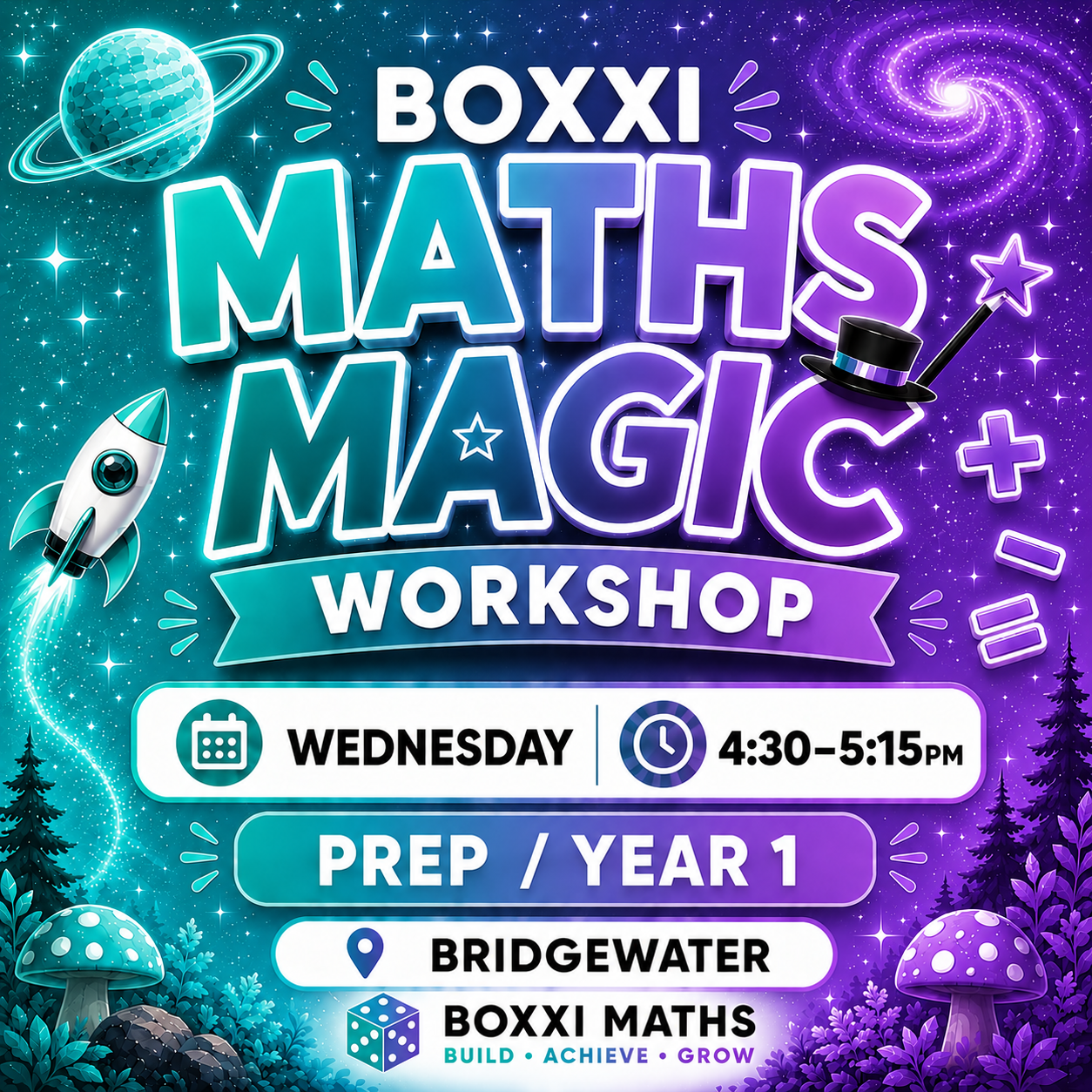 Maths Tutoring / Prep & Year 1 / $45 Per Session / Wednesdays @ 4:30pm