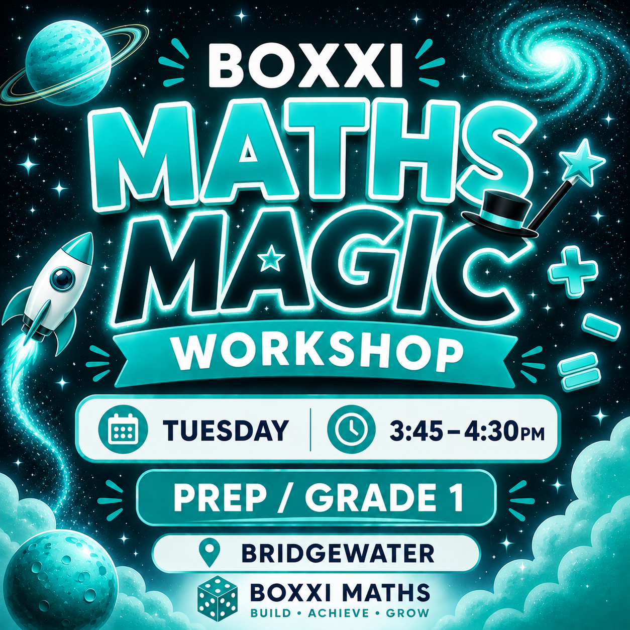 Term 3 Maths Tutoring (Prep/Year 1) Tuesdays @ 3:45pm