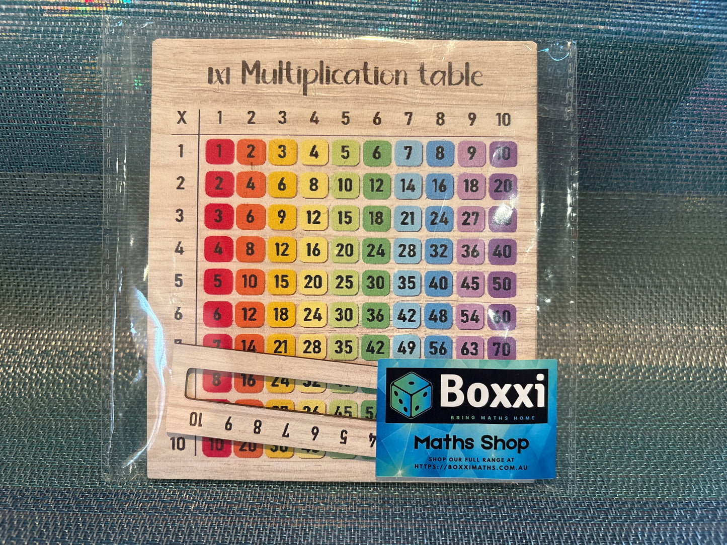 Mini Wooden Multiplication Board