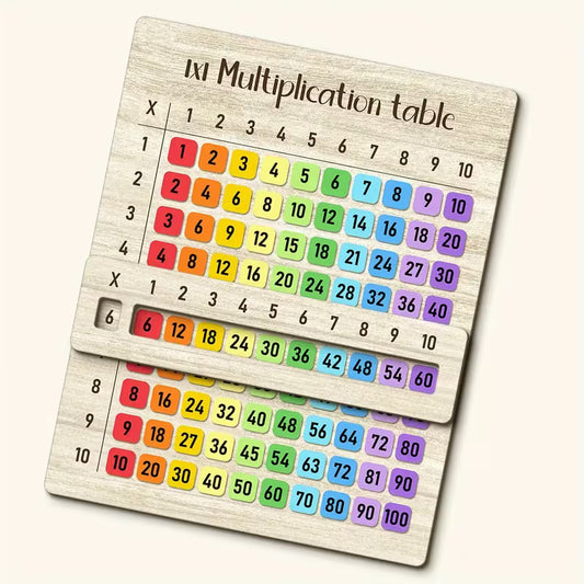 Mini Wooden Multiplication Board